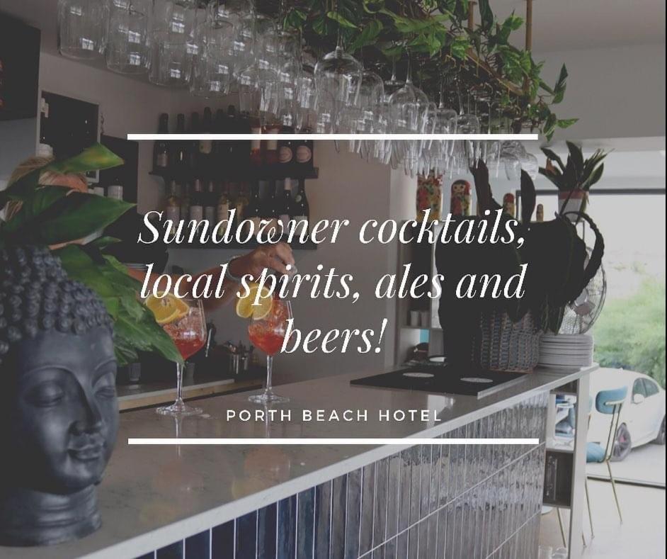 Porth Beach Hotel Newquay  Bagian luar foto